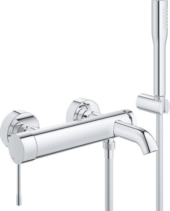 GROHE Essence Badkraan - 15 cm - Chroom - Inclusief Doucheset