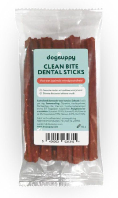 Dogsuppy Clean Bite Premium Hondensnacks - 5 Sticks per zakje