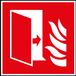 ARBOwinkel.nl Brandwerende deur - 100 x 100 mm - Kunststof bord