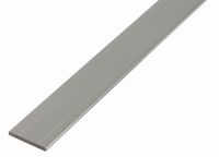 Alberts 469887 platte buis | aluminium, naturel | 1000 x 20 x 5 mm