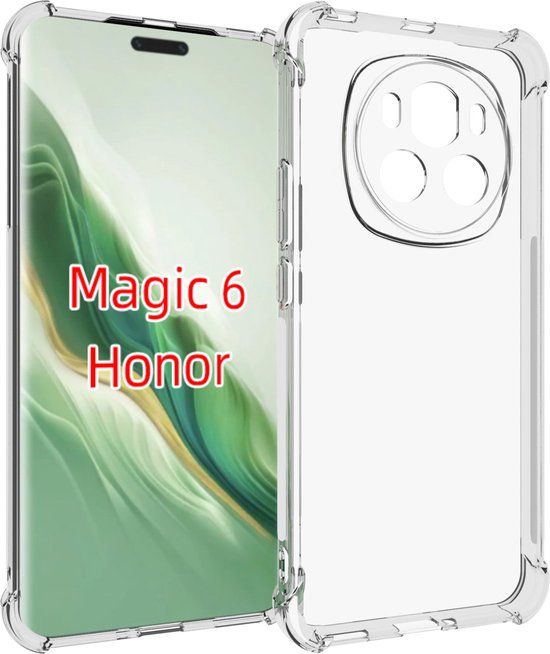 iMoshion Shockproof Case - Honor Magic 6 Lite - Transparant