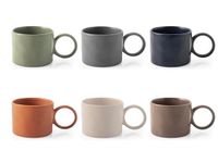 H&H Set 6 Mug Nora Colori Assortiti Cc 300