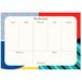 Draeger Paris Weekplanner voor kantoor, 28 x 20 cm, 52 weken, meerkleurig
