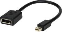 MCL MC396-0.15M DisplayPort kabel 0,15 m Mini DisplayPort Zwart