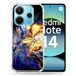 Cokitec Versterkte hoes voor Xiaomi Redmi Note 14 4G Manga Naruto VS