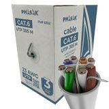 Phasak PHR 6302 netwerkkabel Grijs 305 m Cat6 U/UTP Rond