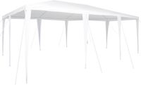 vidaXL Partytent Wit 600 x 400 x 266 cm Polyethyleen en Staal