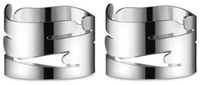 Merkloos Alessi Barkring Servetringen RVS 2 Stuks