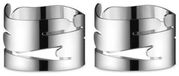 Merkloos Alessi Barkring Servetringen RVS 2 Stuks