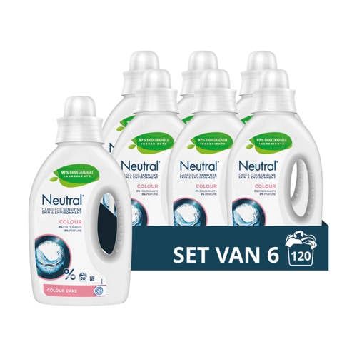 Neutral Vloeibaar Wasmiddel - Kleur - voor de gevoelige huid - 120 wasbeurten - Voordeelverpakking