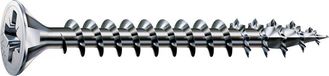 Spax Universele schroef, 4,5 x 50 mm, 180 stuks, Voldraad, Verzonken kop, Kruiskop Z2, 4CUT, WIROX