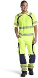Blåkläder High Vis werkbroek met 4-weg stretch zonder spijkerzakken 1197-1642 - High Vis Geel/Marineblauw - C58