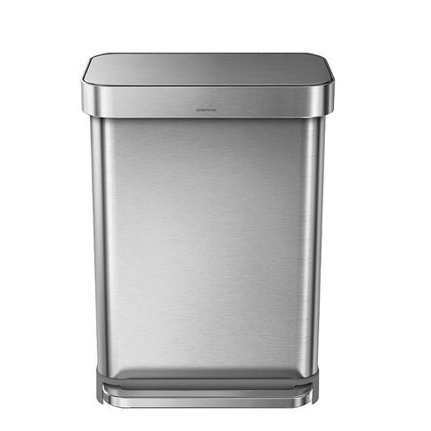 simplehuman CW2023 Vuilnisbak - 55 Liter - Rechthoekig - RVS