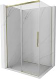 Mexen Rox cabine de douche coulissante 135 x 90 cm, transparent, or