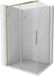 Mexen Rox cabine de douche coulissante 135 x 90 cm, transparent, or
