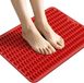 Tapis de massage des pieds acupression, tapis de réflexologie plantaire en silicone, tapis de pied portable pour le soulagement de la fasciite plantaire et la relaxation musculaire