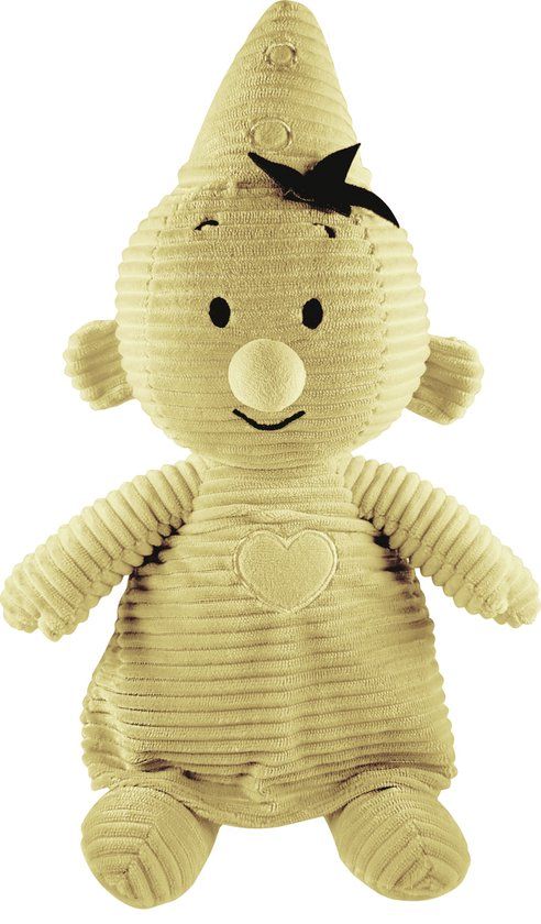 Bumba Corduroy Knuffel - Gele Pluche Knuffel - 35 cm