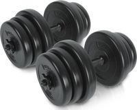 Holland Connections Ensemble haltères courts 20 kg - 40 kg avec poignée moletée