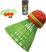 Speedminton Speeder tube Cross - 3 stuks - speedbadminton - crossminton - speed badminton shuttle - Groen