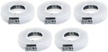 Alberts 848057 gaatjesband | met of zonder afrolcassette | sendzimir verzinkt | breedte 12 mm | lengte 3 m | Set van 5