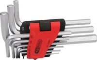 KS Tools Jeu de clés Allen coudées 1/16 pouce, 5/64 pouce, 3/32 pouce, 1/18 pouce, 5/32 pouce, 3/16 pouce, 1/4 pouce, 5/16 pouce, 3/8 pouce 9 pièces