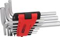 KS Tools Jeu de clés Allen coudées 1/16 pouce, 5/64 pouce, 3/32 pouce, 1/18 pouce, 5/32 pouce, 3/16 pouce, 1/4 pouce, 5/16 pouce, 3/8 pouce 9 pièces
