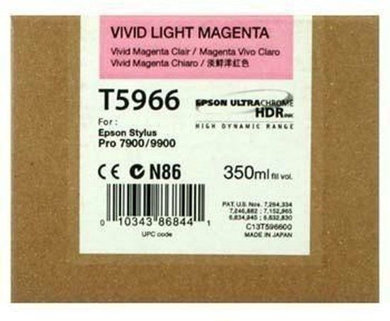 Epson T596600 - Vivid Light Magenta inktpatroon - 350 ml