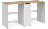 Vicco Wasmachinekast Viktor, Wit/Artisanaal eiken, 159.8 x 88.2 cm