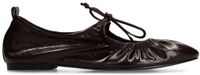 Sacha - Dames - Bruine ballerina's met veters - Maat 42