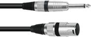 Omnitronic Adaptercable XLR M /Jack mono 10m bk
