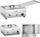 Royal Catering Friteuse - 18 L - Zone froide - Argent - RCBG-18STHB