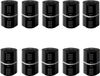 FABER-CASTELL 3-in-1 Potloodslijper Set (10 stuks) - Zwart