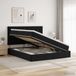 vidaXL Bed met matras en hoofdeinde Zwart 180 x 200 cm Fluweel