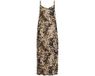 Kaffe Jurk Kathora Amber Singlet Dress 10510045 Leopard Print Zwart Dames Maat 34