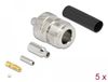 Delock N-connector for crimping RG-174 / RG-316 with matching shrink tube
