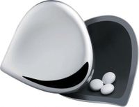 Alessi Chestnut Pillendoosje - RVS/Kunststof