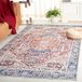 Safavieh Distressed Tapijt, Arizona Collection, Kortpolig, Grijs/Ivoor, 120 x 180 cm