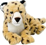 Nature Planet Pluche Cheetah/luipaard knuffeldier 48 cm - Speelgoed dieren knuffels cadeau voor kinderen