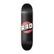 RAD Unisex - volwassenen skateboard Checker skateboard zwart/grijs 7.75"
