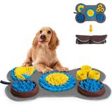 Barpor Snuffelmat voor honden: kleine speelgoedmat voor gedragstraining en stimuleert natuurlijke foerageervaardigheden en langzaam eten