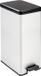 Curver Slim Bin Afvalbak, 40 liter, metaalgrijs