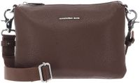 MANDARINA DUCK Mellow Leather Crossbody Bag Milk Chocolate