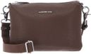 MANDARINA DUCK Mellow Leather Crossbody Bag Milk Chocolate