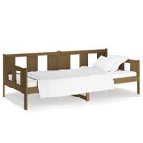 vidaXL Slaapbank massief grenenhout honingbruin 90x190 cm