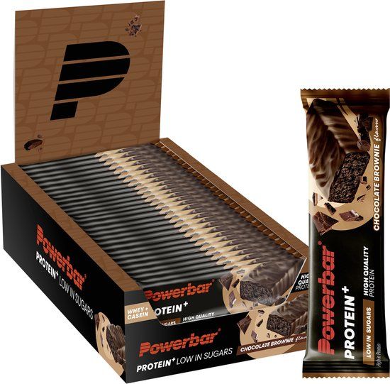 Powerbar Protein+ Low Sugar - Chocolate Brownie - 16 x 35g