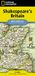 National Geographic Shakespeare's Britain Map - folded