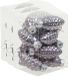 Othmar Decorations Bv 36x Dennenappel kersthangers/kerstballen lila paars van glas - 6 cm - mat/glans - Kerstboomversiering