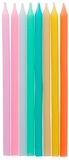 Folat 24258 taartkaarsen pastelkleurig 10 cm - 24 stuks