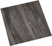 vidaXL Plancher auto-adhésives Gris foncé PVC 30,5 x 30,5 cm (20 pièces)