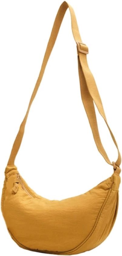 crossbody bag - geel - yellow - populaire crossbodybag - Rivers-sieraden - thailand - tas - dames - heren - unisex - festival tas - staptasje - crossbodybags - festival - kleurrijk – handtas